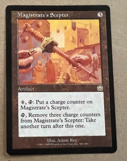 Magistrate's Scepter - Mercadian Masques - MTG - Magic the Gathering - Image 2