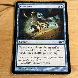 Fabricate Core Set 2010 MP Sorcery Blue 52/249 2009 Free Shipping - Image 1