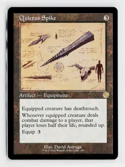 Quietus Spike (Schematic) R The Brothers' War: Retro Frame Artifacts 109 NM - Image 1