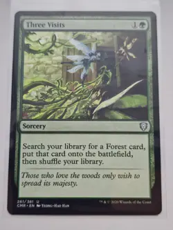 Mtg - Three Visits - Commander Legends (CMR) - Uncommon - #261 - NM - Image 1