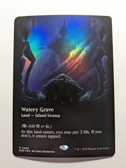 Watery Grave (Borderless) #286 (Foil) Edge of Eternities EOE Magic MTG - Image 1
