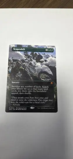 Scapeshift (Borderless) Special Guests Regular Magic The Gathering - Image 1