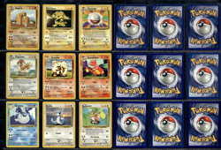 100% Complete Base Set 102/102 Vintage Master Pokemon Cards Holo Charizard MP-HP - Image 4