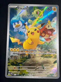 Mint! Pikachu 027 Sv: Scarlet & Violet Promo Cards Holo promo Pokemon - Image 1