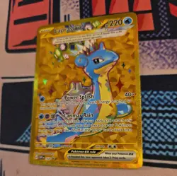 Lapras EX SVP 164 Black Star Promo Gold Pokemon Card - Image 3