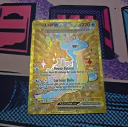 Lapras EX SVP 164 Black Star Promo Gold Pokemon Card - Image 4
