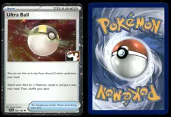 ULTRA BALL 196/198 UC PRIZE PACK SERIES CARDS POKEMON NM/M - Image 3