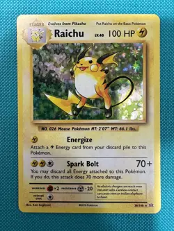 Pokemon Black Star Promo 3-Card Lot Ash's Pikachu SM113, 111/108, Raichu 36/108 - Image 5