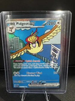 Pokemon Pidgeot ex 225/197 Illustration Rare Obsidian Flames NM - Image 1