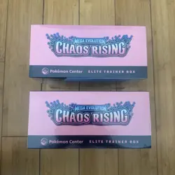 Pokemon TCG Chaos Rising Pokemon Center ETB Lot of 2 New Factory Sealed - Image 2