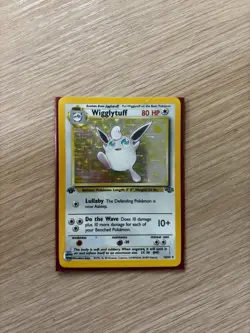 Pokemon TCG Wigglytuff Holo Rare Card Jungle Unlimited - Image 1