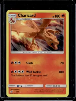 2019 Pokemon SM Detective Pikachu Charizard Holo #5/18 - Image 1