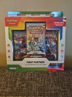 Pokemon TCG First Partner Illustration Collection Series 1 Box SEALED - Image 1