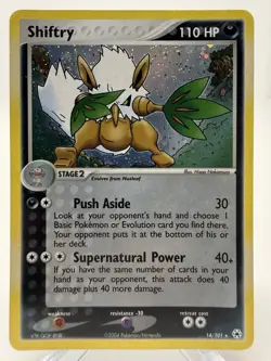 Shiftry 14/101 Holo Rare EX Hidden Legends Pokemon Card - Image 1