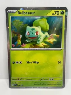 Pokemon TCG 151 Poster Collection Bulbasaur Black Star Promo SVP046 - Image 1