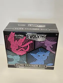 Pokemon Evolving Skies Elite Trainer Box ETB Sealed W/ Plastic Protector Case - Image 1