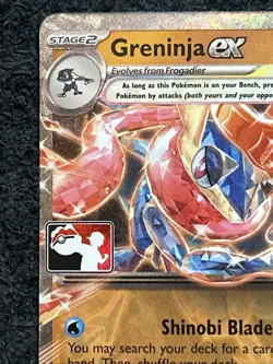 Pokemon Geninja ex Stamped Prize Pack TWM 106/167 Double Rare NM - Image 5