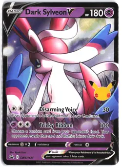 Dark Sylveon V SWSH134 Holo Promo Sword & Shield Promo Pokemon NM - Image 1