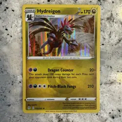 NM - Pokemon Hydreigon 115/203 Evolving Skies Holo Rare - Image 1