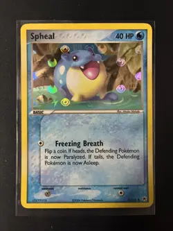 Spheal 74/101 Hidden Legends Reverse Holo Common Basic 40 HP 2004 - Image 1