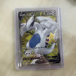 Lugia V - 185/195 - Pokemon Silver Tempest Sword & Shield Full Art Card NM - Image 1