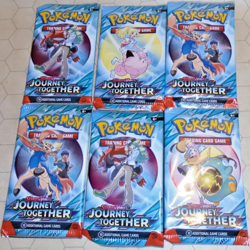 Pokemon TCG: Scarlet & Violet, Journey Together Booster Pack Lot (x6) Sealed - Image 1