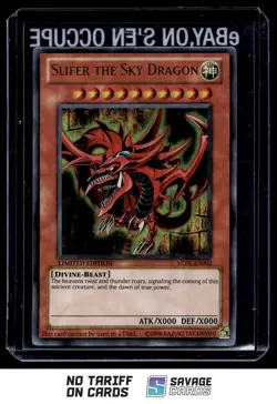 1996 Yu-Gi-Oh! Limited Edition Slifer the Sky Dragon #LC01-EN002 - Image 1