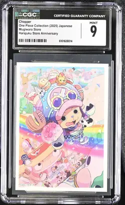 Chopper Harajuku Store Anniversary One Piece Trading Cards Japanese CGC 9 Mint - Image 1