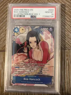 PSA 10 2025 ONE PIECE EN #004 Boa Hancock ILLUSTRATION Box Vol 1 - Image 1