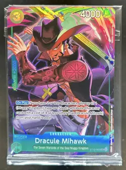 2025 One Piece Illustration Box Vol.4 Dracule Mihawk Promo Sealed #ST12-003 - Image 1
