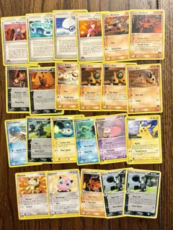 E-Reader EX ERA 2004 Team Magma Aqua Pokemon Card Lot 23 Cards NM Overall - Image 1