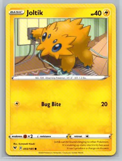 Joltik #055/185 SWSH04: Vivid Voltage Common - Pokemon Cards G5 - Image 1