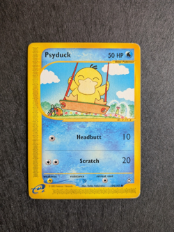 Psyduck Aquapolis 104/147 & Psyduck Promo 20 WOTC Pokemon Cards - Image 1