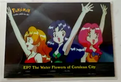 Topps Pokemon Card EP7 The Water Flowers of Cerulean City 2000 Series 2 Blue ❤ - Image 1