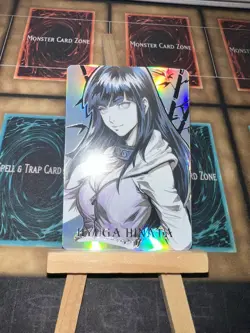 Hyuga Hinata Holographic Standard Size Trading Card Sexy Naruto Waifu Anime - Image 2