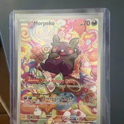 Pokemon TCG Morpeko Paradox Rift 206/182 Holo Illustration Rare Card (NM+) - Image 2