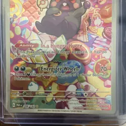 Pokemon TCG Morpeko Paradox Rift 206/182 Holo Illustration Rare Card (NM+) - Image 3