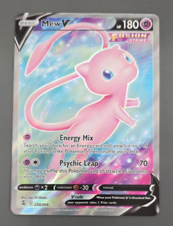 Pokemon Card Mew V Fusion Strike Full Art 2021 250/264 114💎NM💎 - Image 1