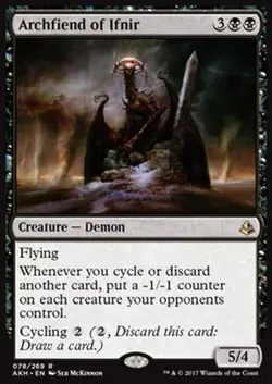 *MRM* ENG 4x Archfiend of Ifnir / Archifillieux d'Ifnir MTG Amonkhet - Image 1