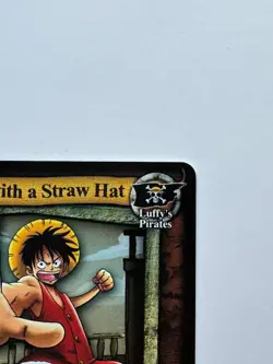 2005 One Piece CCG Luffy With A Straw Hat CH001 Gold Rare Quest Begins Vintage - Image 4