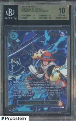 2025 One Piece Carrying on This Will eB02028 Portgas D. Ace SP BGS 10 PRISTINE - Image 1