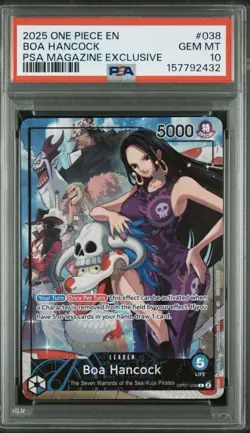 Boa Hancock (2025 PSA Magazine Promo) One Piece Promotion Cards Foil PSA 10 - Image 1