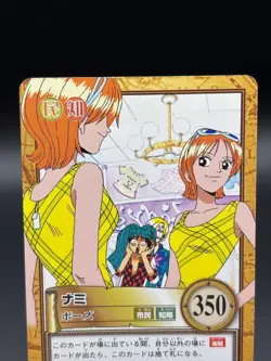 Nami C432 Carddass Hyper Battle Bandai Japanese One Piece Lightly Played - Image 2