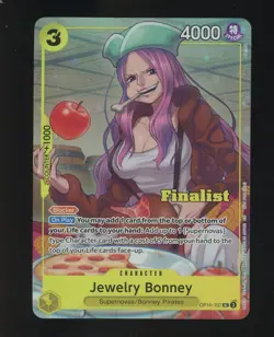 2025 One Piece En Championship 25-26 TP 2 Finalist 107 Jewelry Bonney - Image 1