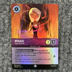 Disney Lorcana Wilds Unknown Mirage Super Recruiter 208/204 Epic Foil - Image 1