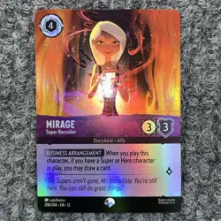 Disney Lorcana Wilds Unknown Mirage Super Recruiter 208/204 Epic Foil - Image 2