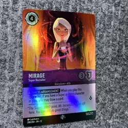 Disney Lorcana Wilds Unknown Mirage Super Recruiter 208/204 Epic Foil - Image 3