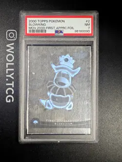 SLOWKING FIRST APPEARANCE PSA 7 PROMO TOPPS Pokemon Card Holo MOVIE 2000 FOIL - Image 1