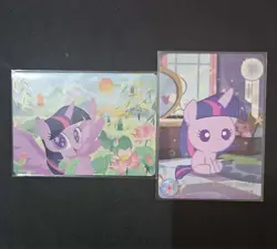 34pcs My Little Pony Cards, Luna Gold Foil Rare pikachu Holo Lot JL89 - Image 2