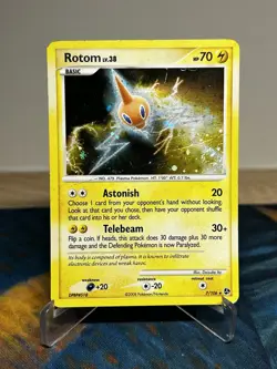 Rotom 7/106 DP Great Encounters Holo Rare Pokemon Card HP SWIRL - Image 1